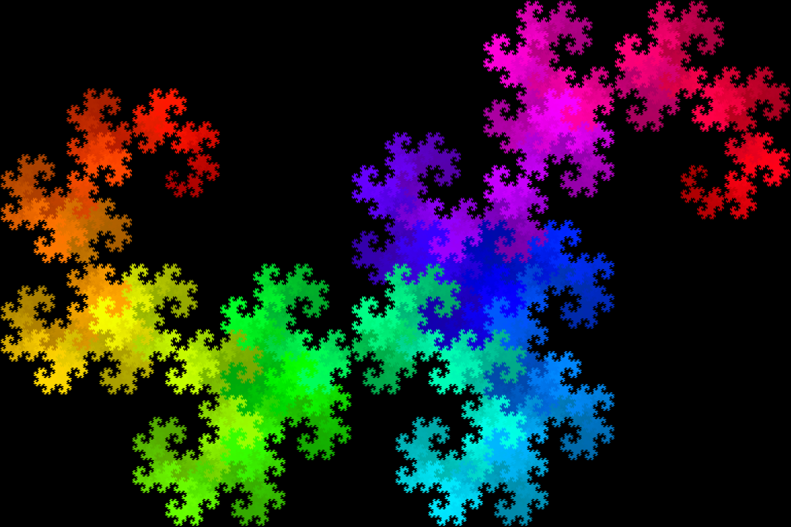 Fancy dragon curve